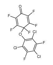4-(2',4',6'-trichloro-3',5'-difluorophenoxy)-pentafluorocyclohexa-2,5-dien-1-one Structure