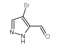4-bromo-1h-pyrazole-5-carbaldehyde Structure
