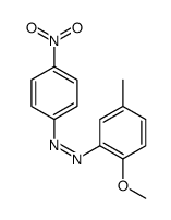 (2-methoxy-5-methylphenyl)-(4-nitrophenyl)diazene结构式