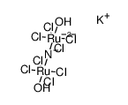 tripotassium diaquaoctachloro-μ-nitridodiruthenate(3-) Structure
