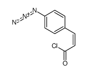 3-(4-azidophenyl)prop-2-enoyl chloride结构式