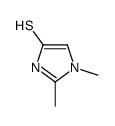 1,2-甲基-1H-咪唑-4-硫醇结构式