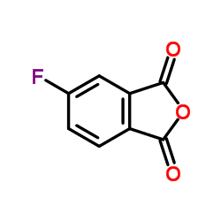 4-Fluorophthalic anhydride structure