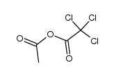mixed anhydride of acetic and trichloroacetic acids Structure