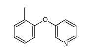 3-(邻甲苯氧基)吡啶结构式