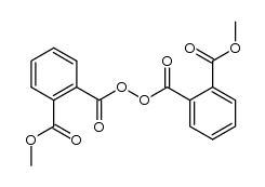 bis-(2-methoxycarbonyl-benzoyl)-peroxide Structure