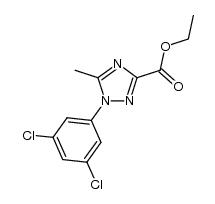 ethyl 1-(3,5-dichlorophenyl)-5-methyl-1H-1,2,4-triazole-3-carboxylate Structure