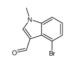 4-BROMO-1-METHYL-1H-INDOLE-3-CARBALDEHYDE Structure