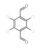 2,3,5,6-tetrachlorobenzene-1,4-dicarbaldehyde结构式