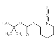 tert-butyl n-(5-isothiocyanatopentyl)carbamate结构式
