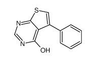 5-苯基-3H-噻吩[2,3-D]-嘧啶-4-酮结构式