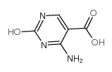 4-氨基-2-羟基-5-嘧啶羧酸结构式