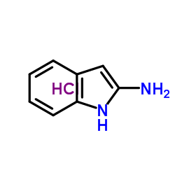 1H-Indol-2-amine hydrochloride (1:1) Structure