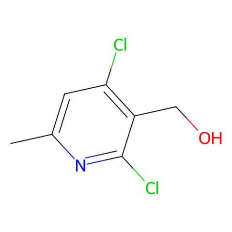 (2,4-二氯-6-甲基-3-吡啶)甲醇结构式