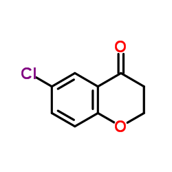 6-氯苯并二氢吡喃-4-酮结构式
