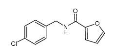N-(4-chlorobenzyl)furan-2-carboxamide结构式