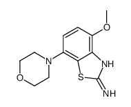 4-甲氧基-7-N-吗啉基苯并[D]噻唑-2-胺结构式