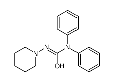1,1-diphenyl-3-piperidin-1-ylurea结构式