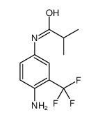 N-[4-氨基-3-(三氟甲基)苯基]-2-甲基丙酰胺(FLU-6)结构式