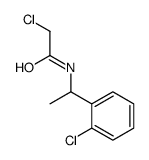 2-chloro-N-[1-(2-chlorophenyl)ethyl]acetamide Structure