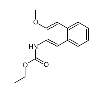 (3-methoxy-[2]naphthyl)-carbamic acid ethyl ester结构式