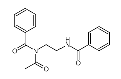 N-acetyl-N-(2-benzamidoethyl)benzamide Structure