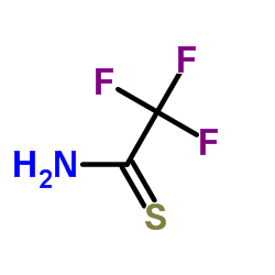 2,2,2-Trifluoroethanethioamide Structure