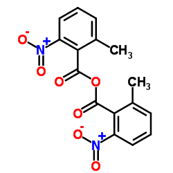 2-甲基-6-硝基苯甲酸酐结构式