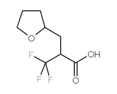 3,3,3-三氟-(2-四氢呋喃甲基)丙酸结构式