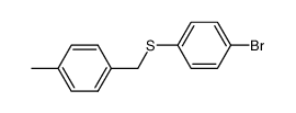 4-methylbenzyl 4'-bromophenyl sulfide Structure