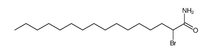 2-bromo-hexadecanoic acid amide Structure