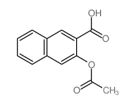 2-Naphthalenecarboxylicacid, 3-(acetyloxy)-结构式