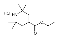 2,2,6,6-Tetramethyl-4-piperidinecarboxylic Acid Ethyl Ester Hydrochloride Structure