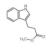 3-(吲哚-3-基)丙酸甲酯结构式
