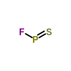 Phosphenothious fluoride Structure