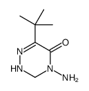 4-amino-6-tert-butyl-2,3-dihydro-1,2,4-triazin-5-one结构式