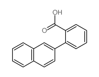 Benzoic acid,2-(2-naphthalenyl)-结构式