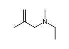 N-ethyl-N,2-dimethylprop-2-en-1-amine结构式