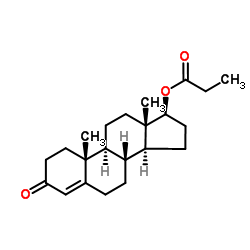 Testosterone propionate structure