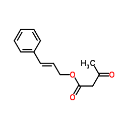 cinnamyl 3-oxobutanoate structure