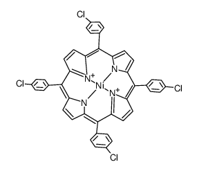 四对氯代苯基卟啉镍结构式