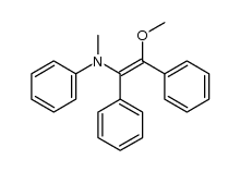 α-Methoxy-β-(N-methylanilino)-cis-stilben结构式