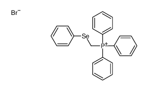 triphenyl(phenylselanylmethyl)phosphanium,bromide结构式