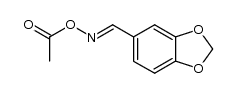 piperonal-((E)-O-acetyl oxime ) Structure