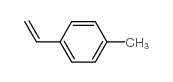 4-甲基苯乙烯结构式