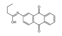 N-(9,10-dioxoanthracen-2-yl)butanamide结构式