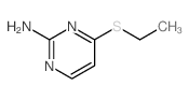 4-(乙基硫代)嘧啶-2-胺结构式