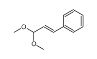 3,3-dimethoxyprop-1-enylbenzene结构式