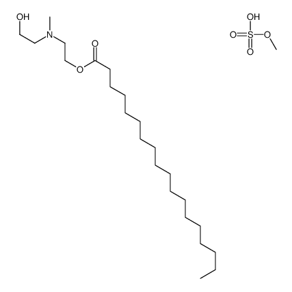 (2-hydroxyethyl)(methyl)[2-(stearoyloxy)ethyl]ammonium methyl sulphate结构式