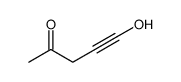 5-Hydroxy-4-pentyn-2-one结构式